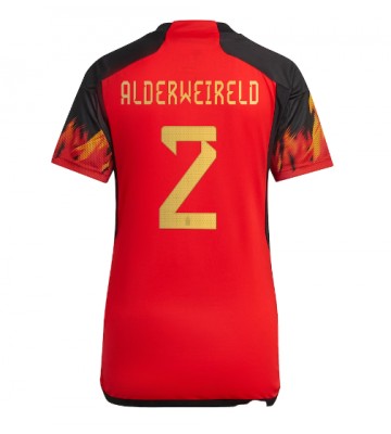 Maillot de foot Belgique Toby Alderweireld #2 Domicile Femmes Monde 2022 Manches Courte